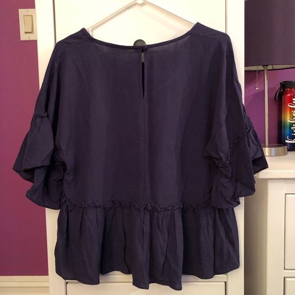 Women’s Blue Blouse - Large - Picture 7 of 7